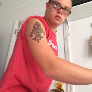 big zachary with tatoo